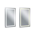 Cwi Lighting Rectangle Matte White Led 30 In. Mirror From Our Abril Collection 1232W30-49-A